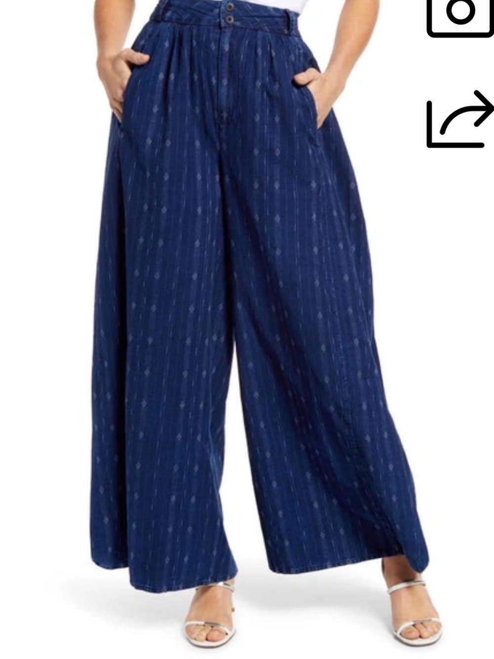 AG Hadley high-rise pleated cotton jeans size 28 - Picture 1 of 5